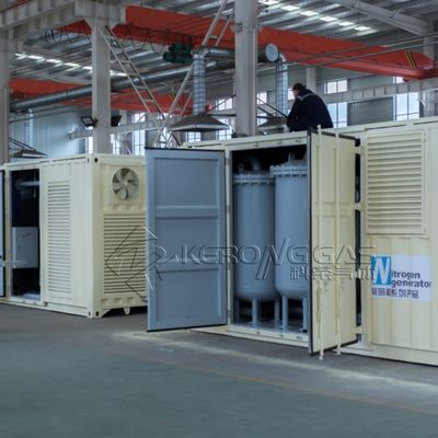 220V 50Hz hochwirksames Stickstoffgaswerk mit ISO-Container