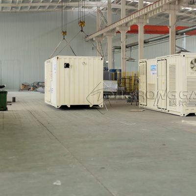 220V 50Hz hochwirksames Stickstoffgaswerk mit ISO-Container