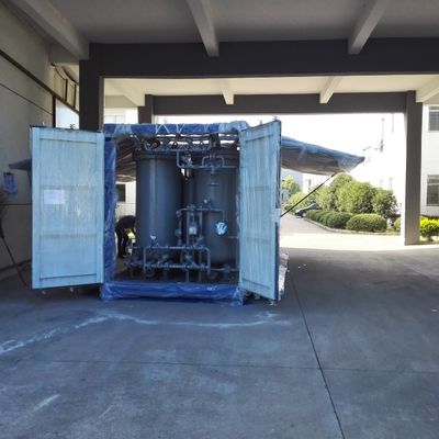Automatische Anlage zur Erzeugung von Stickstoffgas in mobilen Containern