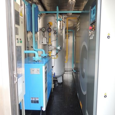 Anlage zur Erzeugung von Stickstoffgas für Öl und Gas mit Mobilbehälter Typ IP65