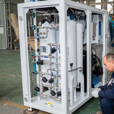 Edelstahl Online-Monitor Reinheit Stickstoff- und Wasserstoffgasmischer 10Nm3/h Kapazität