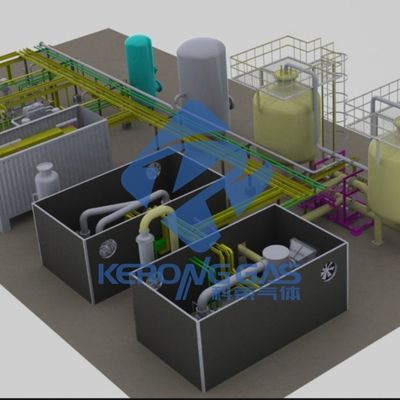 Kompakte VPSA Sauerstoffgenerator Maschine mit Sauerstoffmonitor Einfache Installation